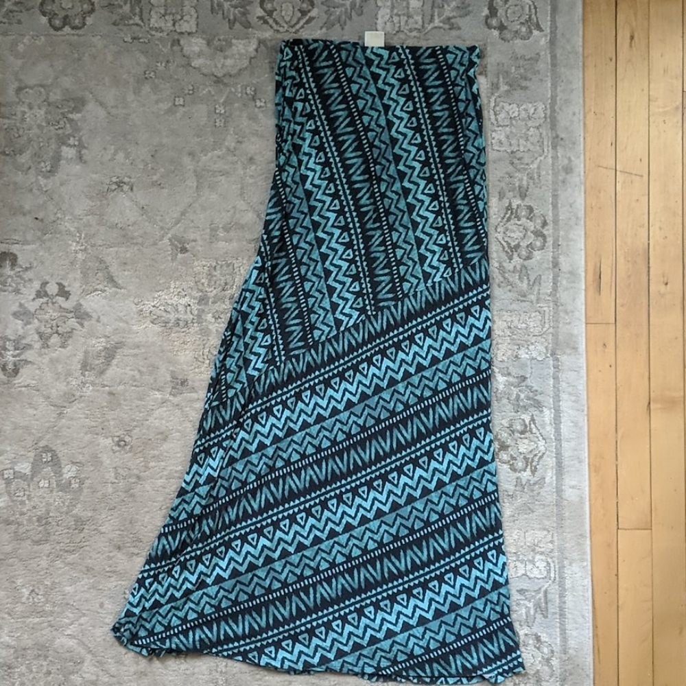 Maxi skirt beach cover-up